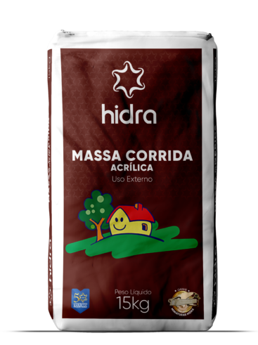 Massa Corrida ACRÍLICA (externa) 15kg - Cal Hidra